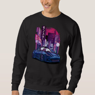 Vintage Japanese Drift Car Streetwear Retro Drifti Sweatshirt