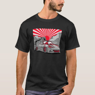 Vintage Japanese Drift Car Streetwear Retro Drifti T-Shirt