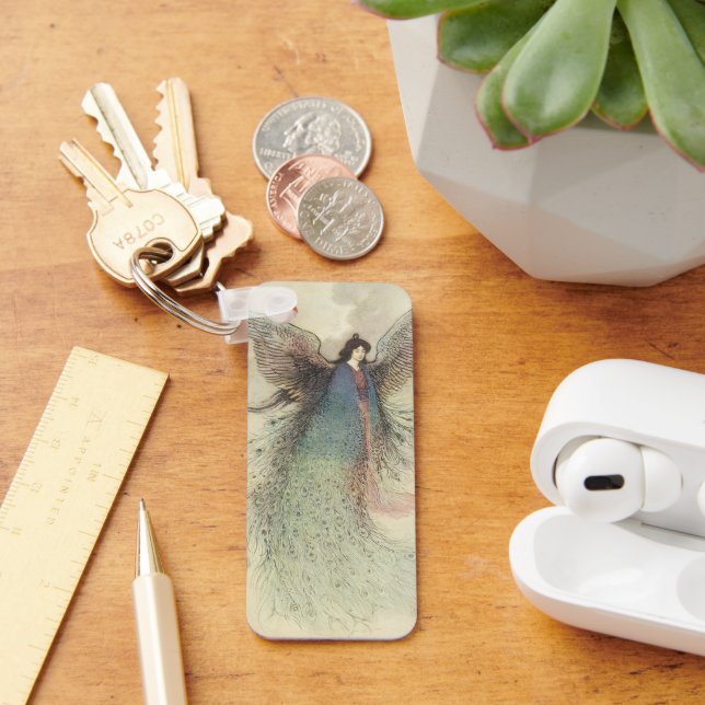 Vintage Japanese Fairy Tale, The Moon Maiden Keychain (Desk)