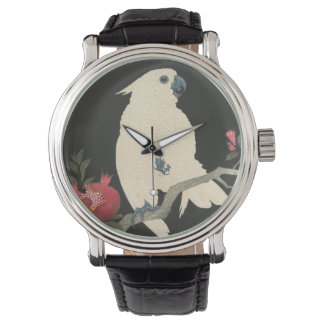 Vintage Japanese Fine Art | Cockatoo Watch