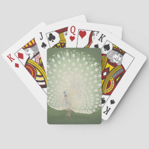 Vintage Japanese Fine Art   Peacock Playing Cards