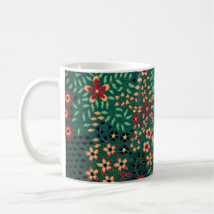 Vintage Japanese floral pattern Coffee Mug