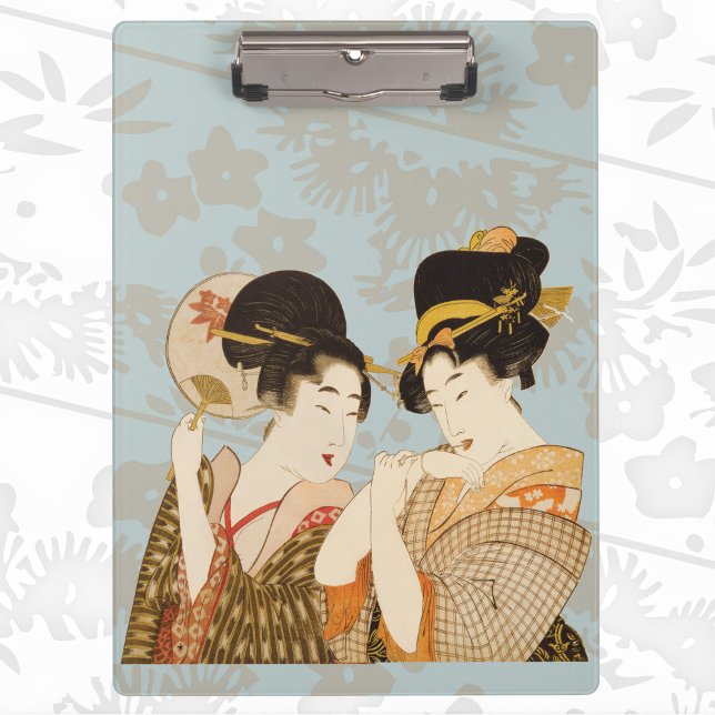Vintage Japanese Geisha Girls in Kimonos Clipboard (Creator Uploaded)