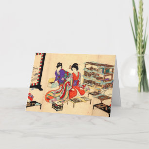 Vintage Japanese Greeting Card