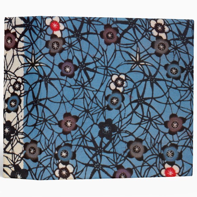 Vintage Japanese Kimono Textile (Bingata) Binder (Front/Spine)
