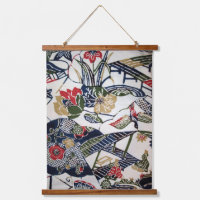 Vintage Japanese Kimono Textile (Bingata)