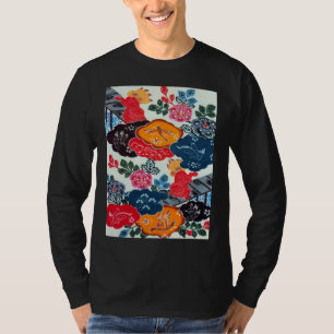 Vintage Japanese Kimono Textile (Bingata) T-Shirt