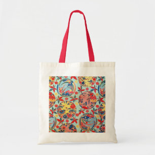 Vintage Japanese Kimono Textile (Bingata) Tote Bag