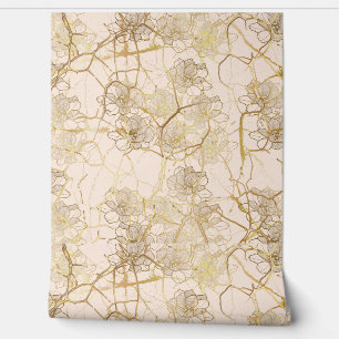 Vintage Japanese Kintsugi Wallpaper