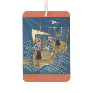 Vintage Japanese Lucky Treasure Ship G.A. Audsley Air Freshener