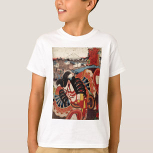 Vintage Japanese Painting - Kabuki Actor T-Shirt