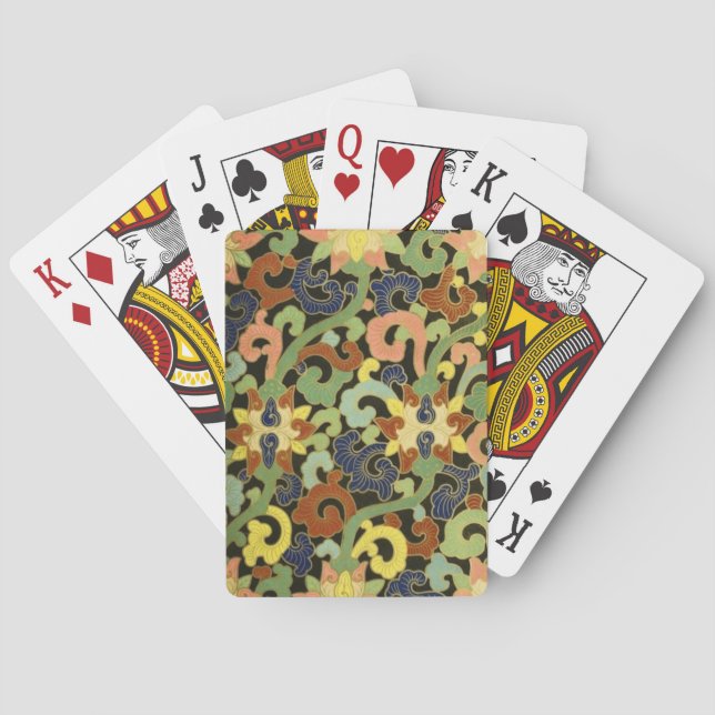 Vintage Japanese Paper Playing Cards (Back)