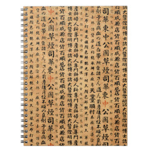 Vintage Japanese Paper Prints Notebook