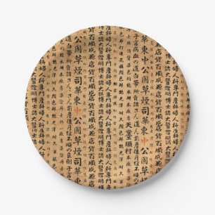 Vintage Japanese Paper Prints Plate
