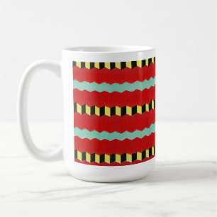 Vintage Japanese Textile Woodblock Print Art Mugs