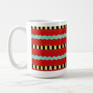 Vintage Japanese Textile Woodblock Print Art Mugs