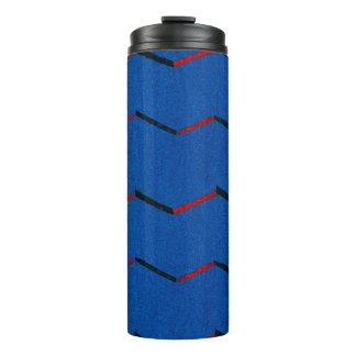 Vintage Japanese Textile Woodblock Print Thermal Tumbler