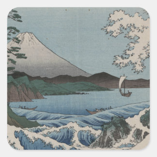 Vintage Japanese The Sea of Satta Square Sticker