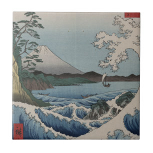 Vintage Japanese The Sea of Satta Tile