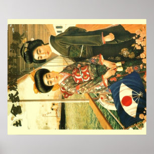 Vintage Japanese travel poster