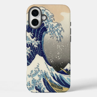 Vintage Japanese Ukiyo-e Art The Great Wave iPhone 16 Plus Case