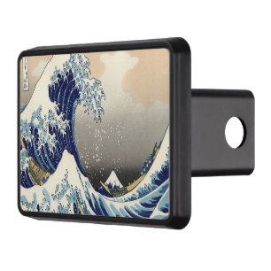 vintage japanese ukiyo e art the great wave trailer hitch cover