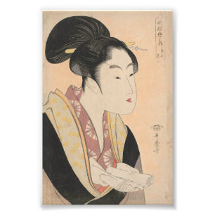 Vintage Japanese Ukiyo-e Woman Portrait II Photo Print