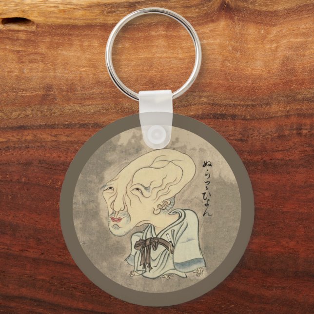 Vintage Japanese Yokai Nurarihyon Keychain (Front)