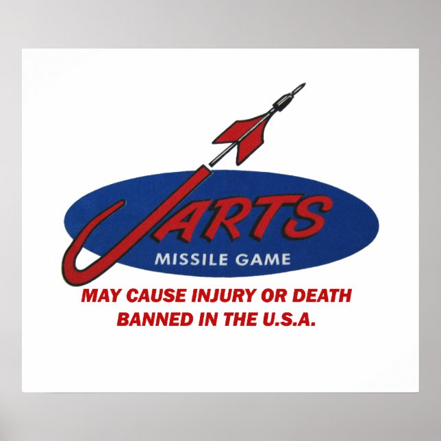 Vintage Jarts Poster! Poster (Front)