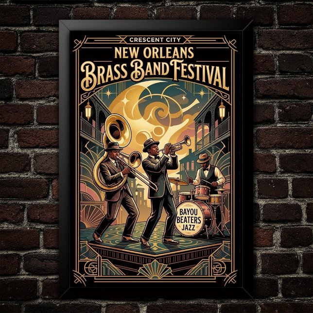 Vintage Jazz 1930s Art Poster (Creator Uploaded)