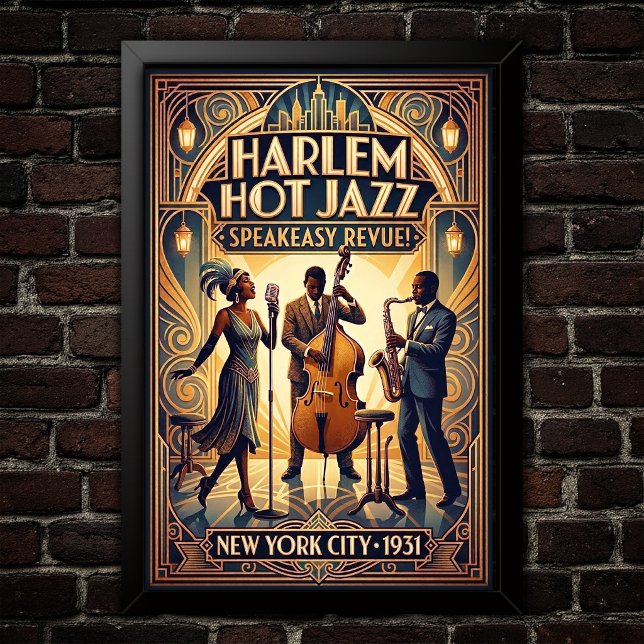Vintage Jazz 1930s Art Poster (Creator Uploaded)