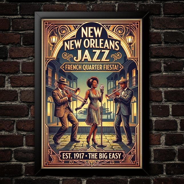 Vintage Jazz 1930s Art Poster (Creator Uploaded)