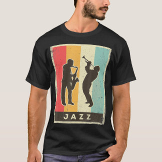 Vintage Jazz Retro  T-Shirt
