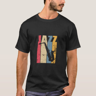 Vintage Jazz Saxophone Gift T-Shirt