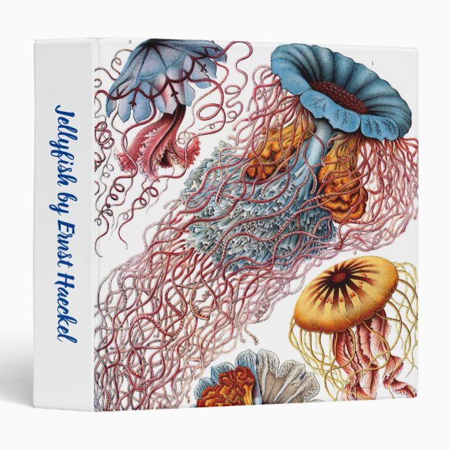 Vintage Jellyfish by Ernst Haeckel, Discomedusae Binder (Front/Spine)