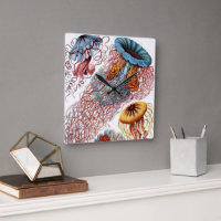 Vintage Jellyfish by Ernst Haeckel, Discomedusae