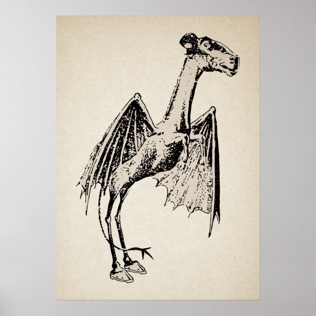 Vintage Jersey Devil Poster (Front)