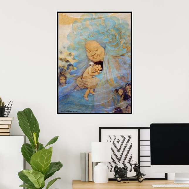 Vintage Jessie Wilcox Smith Do Unto Others Poster (Home Office)