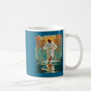 Vintage jesus christ church design tank toppng  coffee mug