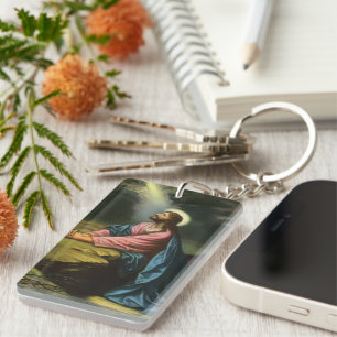 Vintage Jésus Christ prier, Jardin de Gethsémani