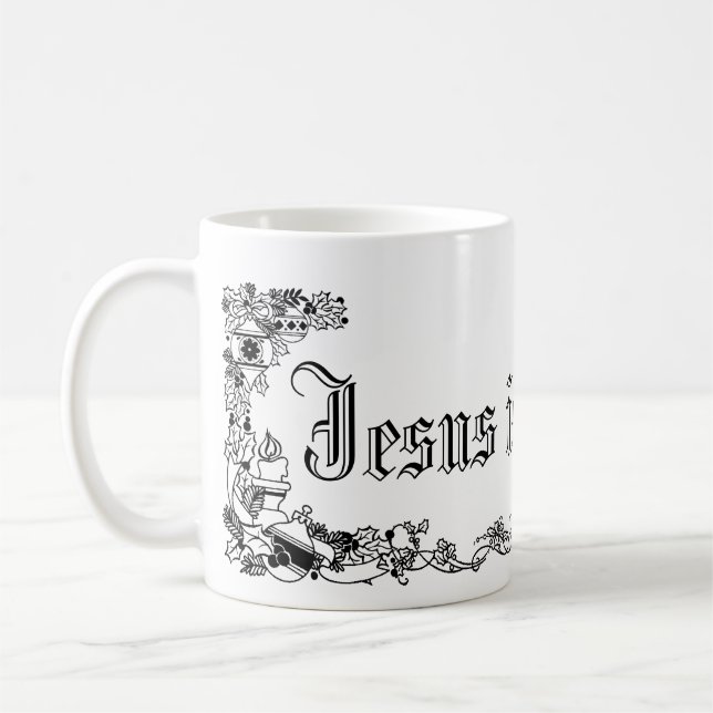 Vintage Jesus is Lord Mug (Left)