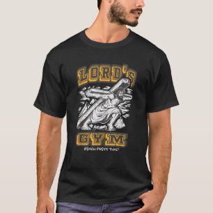 Vintage Jesus Lord s Gym Bench Press This Motivati T-Shirt