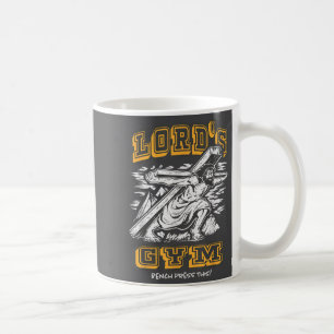 Vintage Jesus Lord's Gym Bench Press This! Motivat Coffee Mug