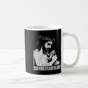Vintage Jesus Retro Style Cat Lover Gift For Dad B Coffee Mug