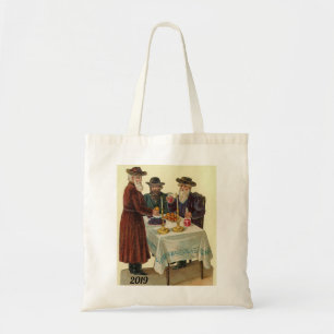 Vintage Jewish scene Tote Bag