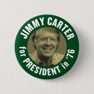Vintage Jimmy Carter 1976 2 Inch Round Button