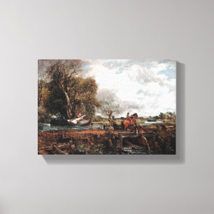 Vintage John Constable The Leaping Horse Canvas Print