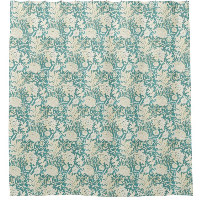 Vintage John Henry Dearle Aqua Floral Pattern (Front)