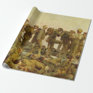 Vintage John Singer Sargent World War I Gassed Wrapping Paper