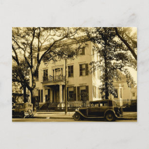 Vintage Jonathan Emanuel Mansion, Mobile Alabama Postcard